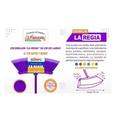 ESCOBA REGIA  EL PIONERO 38 cm