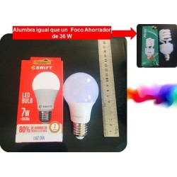 FOCO BOLA LED 7W/6500K...