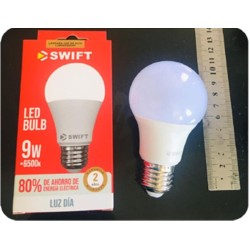 FOCO BOLA LED 9W/6500K...