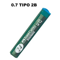 MINAS 0.7 MM 2B FABER CASTELL