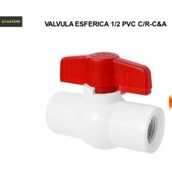 VALVULA ESFERICA 1/2 PVC...