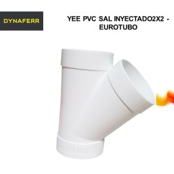 YEE PVC SAL INYECTADO2X2...