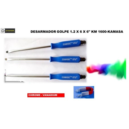 Desarmador golpe 6 X 6" KM 1600-KAMASA